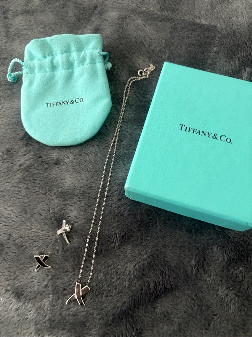 Tiffany & Co necklace and earrings